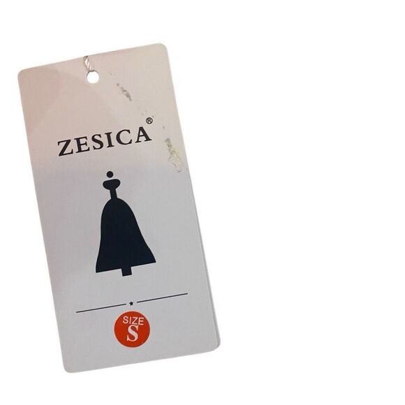 Zesica NWT green sleeveless dress faux wrap small - Picture 3 of 7